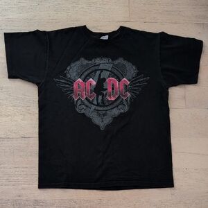 AC/DC Black Ice Tour T shirt L